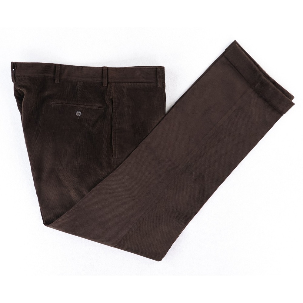 Polo Ralph Lauren Italy Corduroy Pants Mens 38 (Fits 37x33) Brown Trousers VTG
